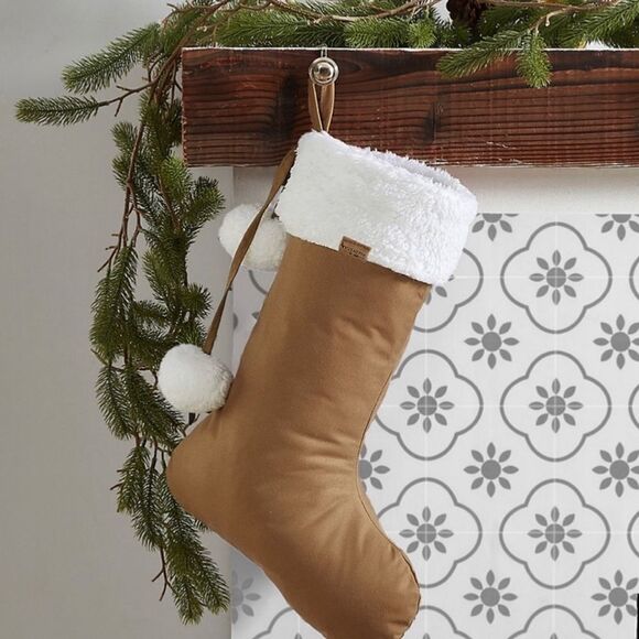 Koolaburra by UGG Koolaburra Holiday Stocking Christmas Stocking Brown & White - Picture 14 of 14